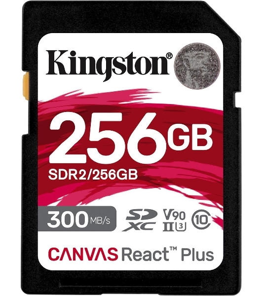 Флеш карта SDXC 256Gb Class10 Kingston SDR2/256Gb Canvas React Plus w/o adapter