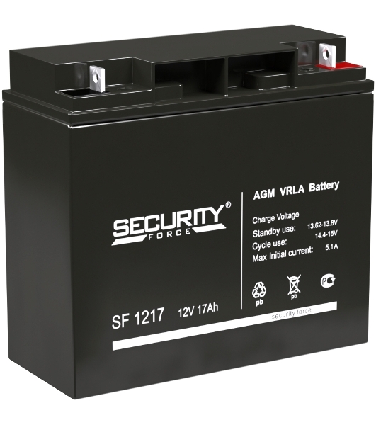 Батарея для ИБП Delta (Security Force) SF 1217 напряжение 12/17В