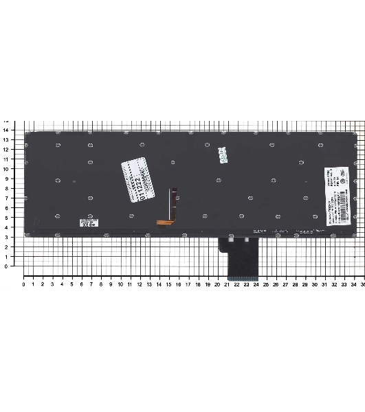 Клавиатура для ноутбука Lenovo Ideapad U530 U530P U530P-IFI черная с подсветкой