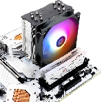 Кулер для процессора Thermalright Burst Assasin 120 ARGb (4-pin PWM, 154мм, Ni/CU, 6x6мм, ARGb, 1x120мм, 66.17CFM, 25.6dBA, 1550RPM, S: 1700, 1200, 115X, AM5, AM4), фото10