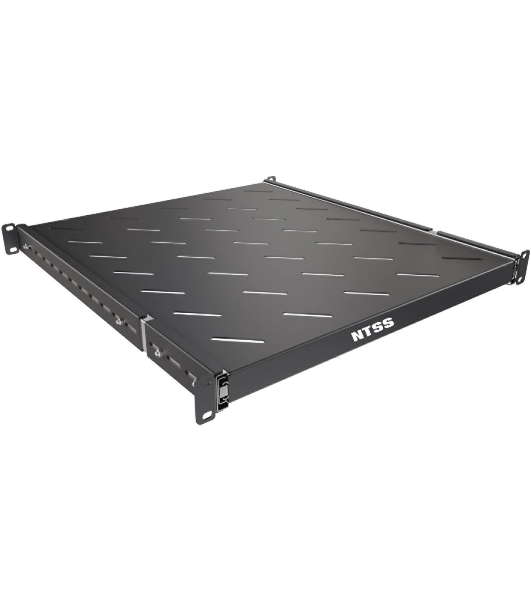Полка выдвижная NTSS NTSS-MSKB-FS-800-BL 1U нагр.:20кг. 19' 500мм черный
