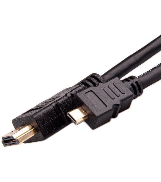 Кабель VCOM/TELECOM HDMI-19M -- MicroHDMI-19M ver 2.0+3D/Ethernet,1m Telecom TCG206-1M