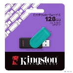 Флешка USB Kingston DataTraveler Exodia S (DTXS/128Gb), 128Gb, USB 3.2 Gen 1, R/W 150/60, бирюзовый/черный, фото5