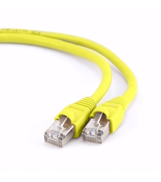 Патч-корд FTP Cablexpert cat.6, 5м, литой, многожильный, желтый