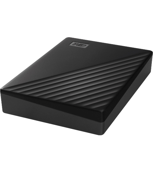 Внешний HDD 2.5' Western Digital My Passport, 4TB, USB 3.2 Gen 1 Type-A, 5400 rpm, черный