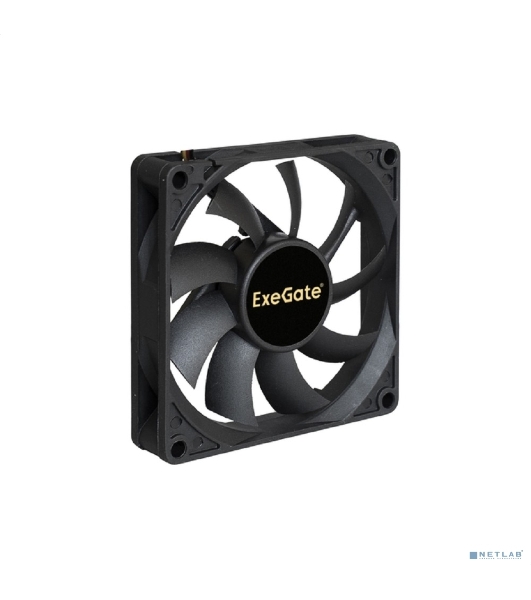 Вентилятор для корпуса ExeGate ExtraPower EP08015S3P черный, 80 мм, 2500 об/мин, 25.5 дБ, 3 pin