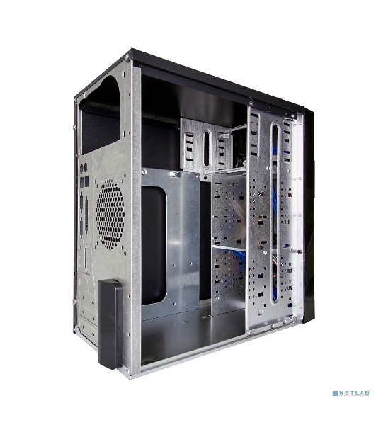 Компьютерный корпус ExeGate EX277436RUS Minitower MA-371X Black, mATX (UN450, 120мм) 2хUSB+2хUSB 3.0, Audio