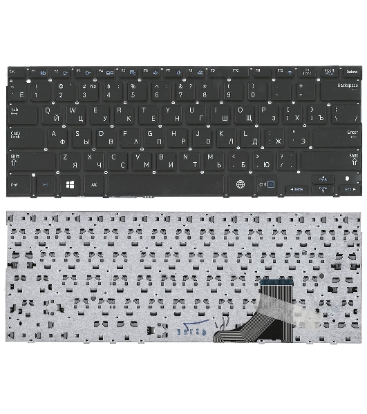 Клавиатура для ноутбука Samsung 530U3B 530U3C, черная