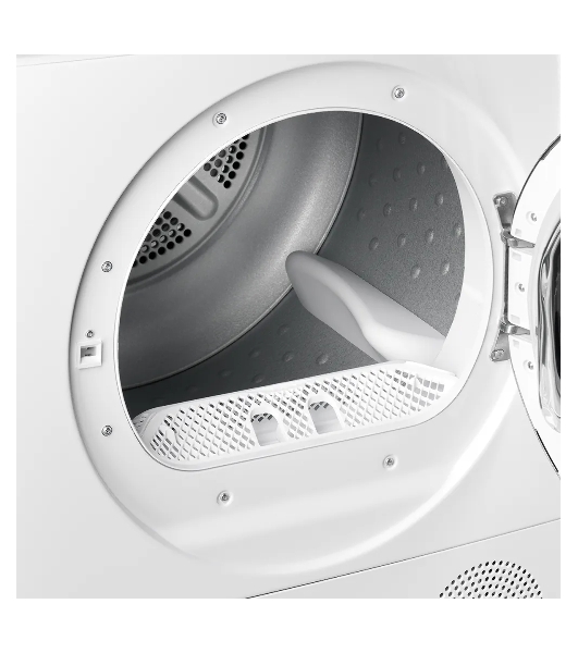 Сушильная машина Kuppersberg DM 560 W белый, 8 кг, сушка - конденсационная, программ - 15, 59.5 x 84.5 x 56.6 см