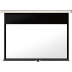 Настенный экран Lumien Master Picture CSR 169x176см (раб.область 96х170 см) (77') Matte White черная кайма по периметру, механизм плавного возврата, возможность потолочн./настенного крепления (белый корпус) 16:9, фото 1