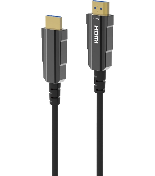 Кабель аудио-видео Digma HDMI (m)/HDMI (m) 30м. позолоч.конт. черный (HDMI-AOC2.1-30)