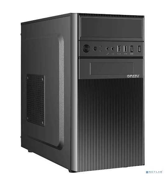 Компьютерный корпус Ginzzu D190 2хUSB 2.0,AU