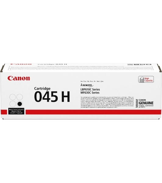 Картридж лазерный Canon 045BK H черный, 2800 стр., для i-SENSYS MF631/633/635, LBP611