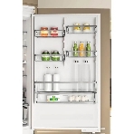 Холодильник встраиваемый Whirlpool WHSP70T241P 70 см, 193.5х54.3х69 см, 295/95 л, инверторный компрессор, автоматическая разморозка, зона свежести влажная, сенсорное управление, технология 6 SMYSL FreshControl, MultiFlow, FreezeControl, перенавешиваемые дверцы, скользящие направляющие, Италия, фото7