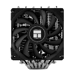 Кулер для процессора Thermalright Royal Knight 120 (4-pin PWM, 156мм, Ni/Cu, 6x6мм, 2x120мм, 80.45CFM/56.36CFM, 29.4dBA/28.4dBA, 2150RPM/1900RPM, S: 1200, 1700, 1851, 2011, 2066, 115X, AM4, AM5, черный), фото5