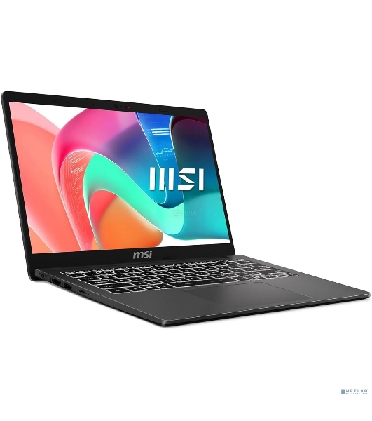 Ноутбук MSI Modern 13 F1MOG Core 5 120U 13.3' FHD (1920x1080)IPS,DDR4 16Gb (8Gbx2),512Gb SSD Intel Graphics,backlight,46.8Whr,1.45kg,Dos,1y,Platinum Gray