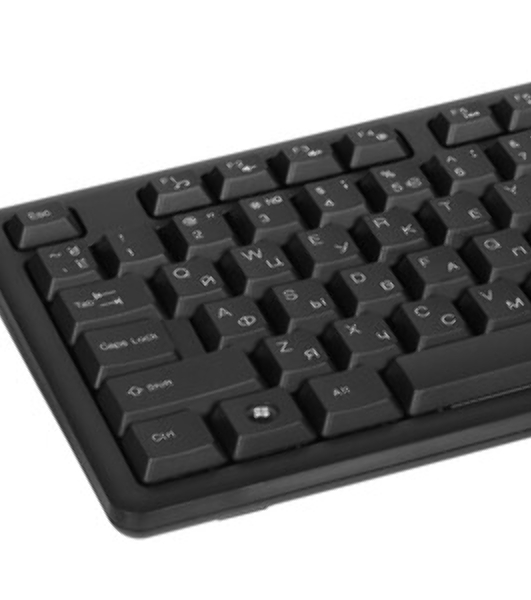 Клавиатура проводная A4Tech KK-3, USB, черный