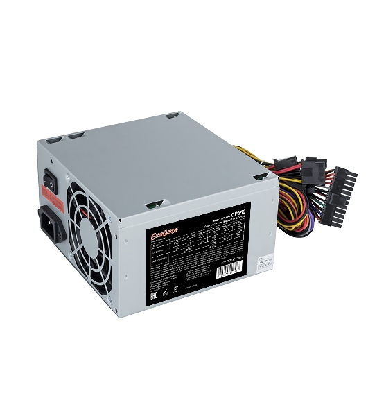 Блок питания ExeGate CP550 (EX282067RUS-PC), 550Вт, 80мм, серебряный