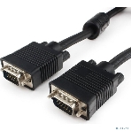 Кабель VGA Premium Cablexpert CC-PPVGA-15M-B, 15M/15M, 15м, черный, тройной экран, феррит.кольца, пакет, фото9