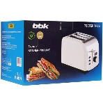 Тостер BBK TR76 кремовый, 800 Вт, 2 слота, фото14