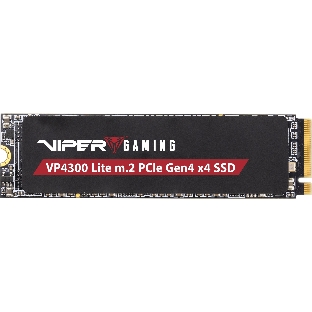 Накопитель SSD Patriot Viper VP4300 Lite, 1Tb, PCIe 4.0 x4, M.2 2280, NVMe, R/W 7400/6400, с радиатором