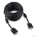 Кабель VGA Premium Cablexpert CC-PPVGA-15M-B, 15M/15M, 15м, черный, тройной экран, феррит.кольца, пакет, фото8