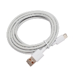 Кабель USB2.0 Cablexpert CC-USB2-AMCM-66W-1.8M-W, AM/Type-C, 6A, 66Вт, QC3.0, 1.8м, медь, белый, пакет, фото3