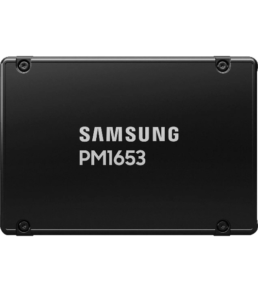 Накопитель SSD Samsung PM1653, 15360Gb, 2.5', SAS 4.0 (24 Гбит/с), TLC, R/W 4200/370015360Gb Накопитель SSD Samsung PM1653, 2.5', SAS 4.0 (24 Гбит/с), TLC, R/W 4200/3700