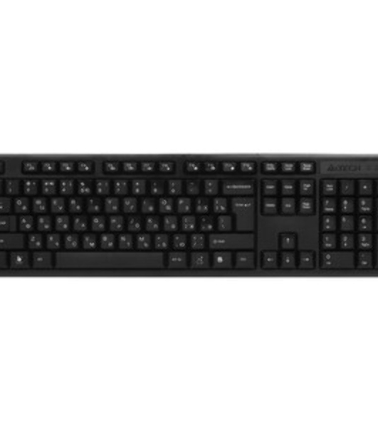 Клавиатура проводная A4Tech KK-3, USB, черный