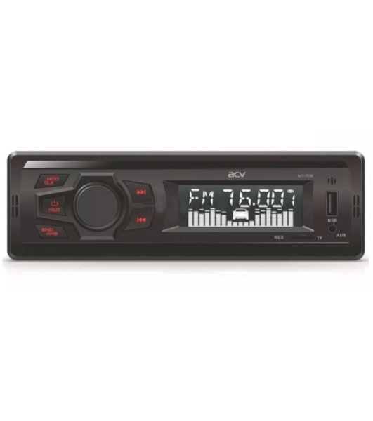 Автомагнитола ACV AVS-1701R, 1 DIN, USB Type-A, AUX