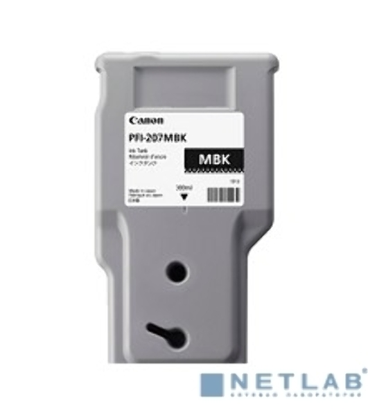 Картридж струйный Canon PFI-207 MBK черный матовый для для iPF680/685/780/785 300мл (8788B001)