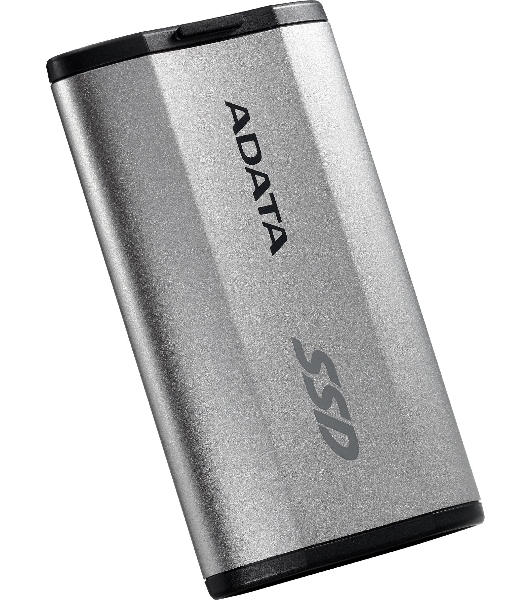 Внешний SSD ADATA SD810, 1TB, USB 3.2 Gen 2x2 Type-C, R/W 2000/2000, серебристый