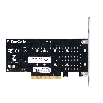 Переходник ExeGate EXE-597E2 (2 x M.2 M key -> PCI-E x8 v3.0, для установки двух SSD M.2 2230/2242/2260/2280/22110 M key NGFF в слот PCI-E, материнская плата должна быть c функции Bifurcation PCI-E), фото3