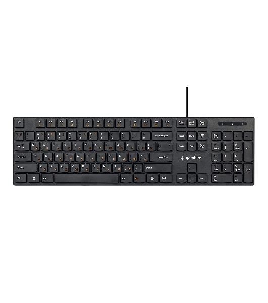 Клавиатура Gembird KB-250 проводная, USB Type-A, чёрный