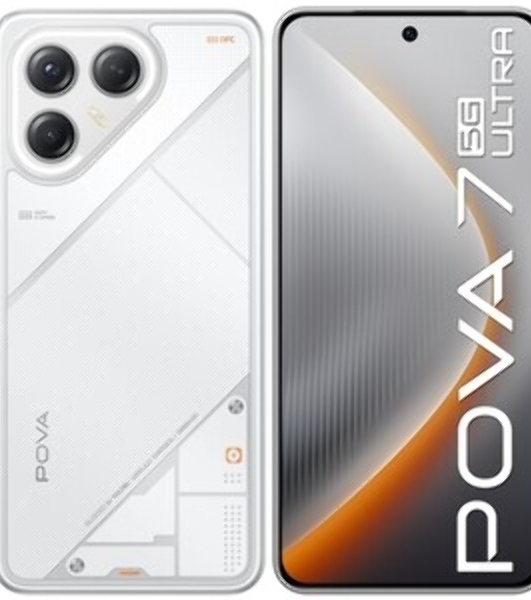 Смартфон Tecno Pova 7 Ultra 5G LJ9, 12/256Gb, белый