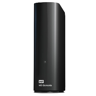 Внешний HDD 3.5' Western Digital Elements Desktop, 12TB, USB 3.2 Gen 1 Type-A, 5400 rpm, черный