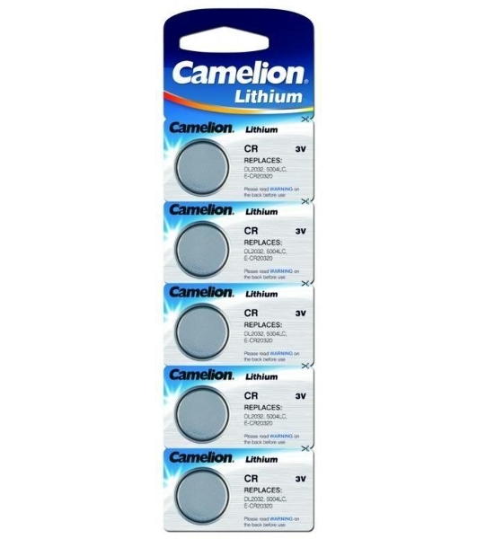 Элемент питания литиевый Camelion CR CR2025 BL-5 (блист.5шт)