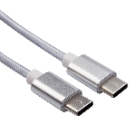 Кабель Rexant Type-C - Type-C 2,4A/1м/PVC/белый, фото 1