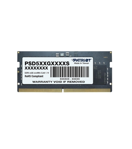 Оперативная память Patriot Signature, DDR5, 8GB (1x8 GB), 4800 MHz, CL40, DIMM