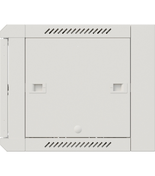 Шкаф коммутационный NTSS Премиум (NTSS-W6U6045GS-2) настенный 6U 600x450 мм пер. дв. стекл 60 кг серый IP20 сталь