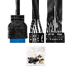 Компьютерный корпус Minitower ExeGate BAA-308U2-UNS450 (mATX, БП UNS450 с вент. 12см, 1хUSB/2хUSB 3.0, HD Audio, черный), фото5