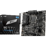 Материнская плата MSI PRO B760M-A WIFI, LGA 1700, Intel B760, 4xDDR5, 4xSATA, 2xM.2, 1xPCI-E 4.0 x16, 1xPCI-E 4.0 x4, 2xHDMI, 2xDP, 1x2.5Gb LAN, 2xUSB-A 2.0, 2xUSB 3.2 Gen 1, 2xUSB 3.2 Gen 2, 3x3.5 мм, 7.1, Micro-ATX, фото 1