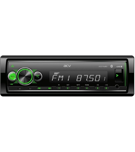 Автомагнитола ACV AVS-946BG, 1 DIN, Bluetooth, USB Type-A, AUX