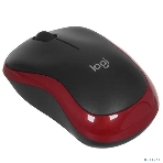 Мышь беспроводная Logitech M185, красный, 1000 dpi, радиоканал, USB, кнопки - 3, фото28