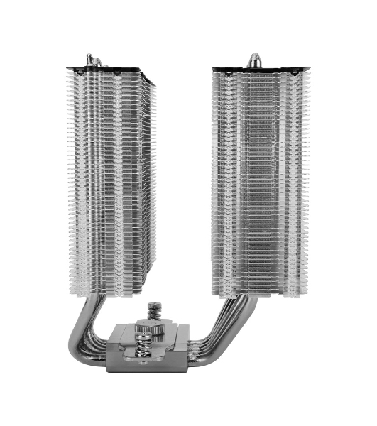 Кулер для процессора Thermalright Royal Knight 120 (4-pin PWM, 156мм, Ni/Cu, 6x6мм, 2x120мм, 80.45CFM/56.36CFM, 29.4dBA/28.4dBA, 2150RPM/1900RPM, S: 1200, 1700, 1851, 2011, 2066, 115X, AM4, AM5, черный)