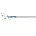 Кабель витая пара экранированная Cabeus FTP-4P-Cat.5e-SOLID-LSZH-GY FTP (F/UTP), cat. 5e, 4 пары (24 AWG), одножильный, серый, экран - фольга, LSZH, нг(А)-HF, (305 м), фото 1