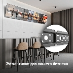 Кронштейн ONKRON TM6 для телевизора 43'-85' наклонный, черный, фото36
