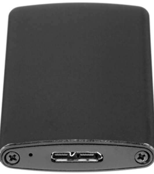Внешний корпус mSATA AgeStar 3UBMS2 черный, алюминий, черный USB 3.0