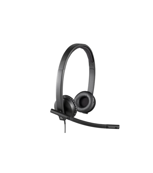 Гарнитура Logitech USB Headset H570e Stereo чёрный, проводная, USB