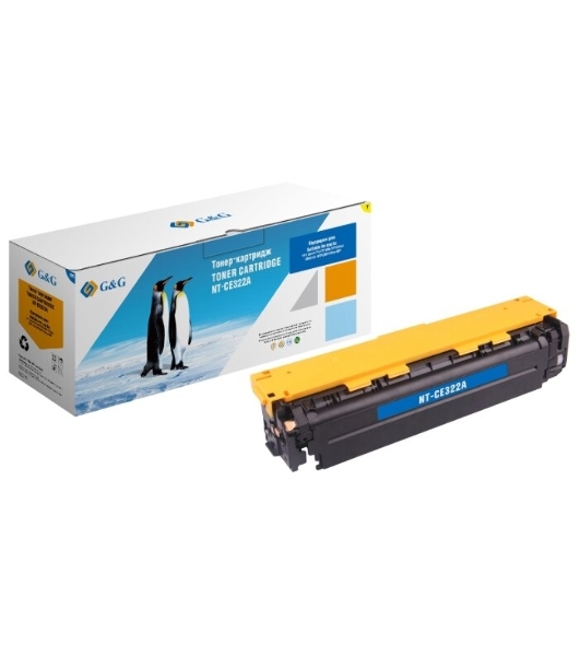 Картридж лазерный G&G NT-CE322A желтый (1300стр.) для HP LJ Pro CP1525n/CP1525nw/CM1415fn MFP/CM1415fnw MFP